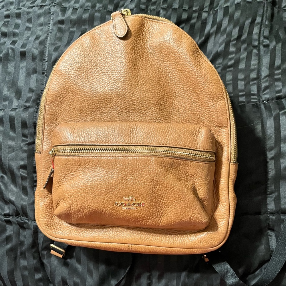 Brown Leather Coach Bag